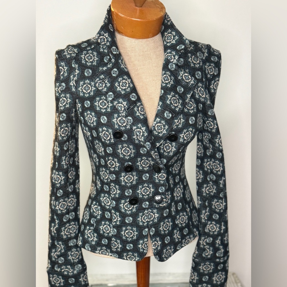 Diane Von Furstenberg elegant knit Foulard jacket - Gossip Girl